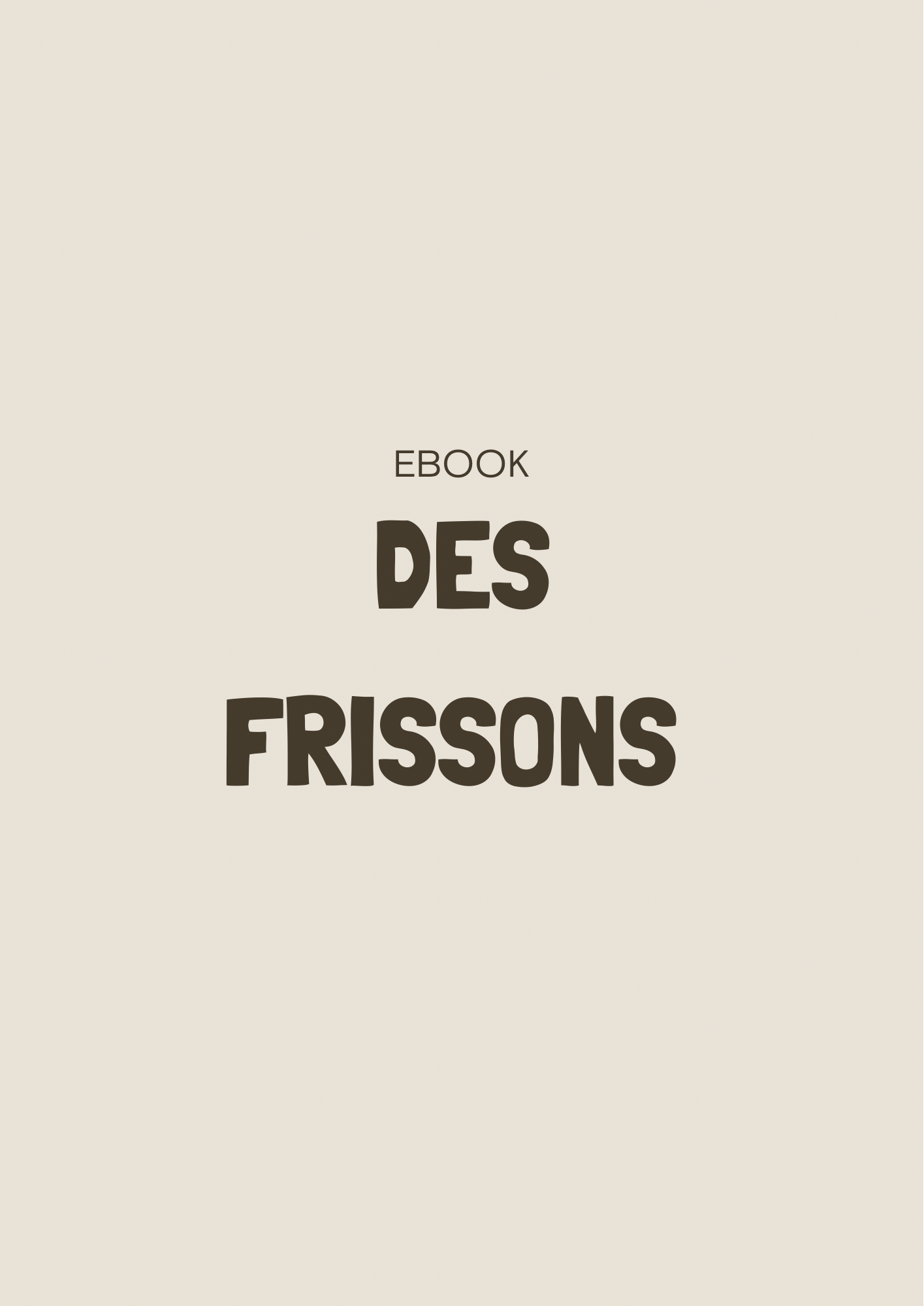 Des frissons
