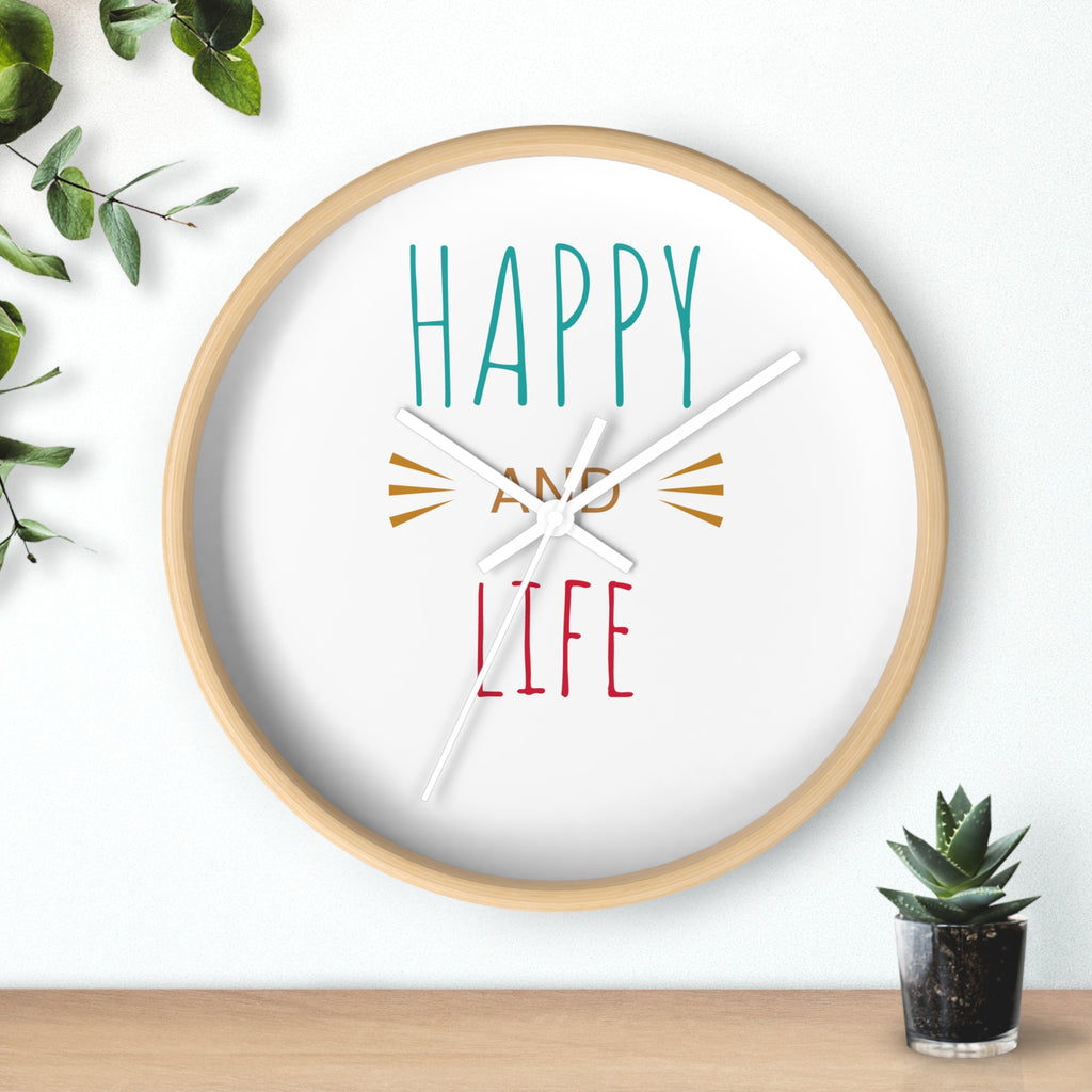 Horloge "Happy and Life"