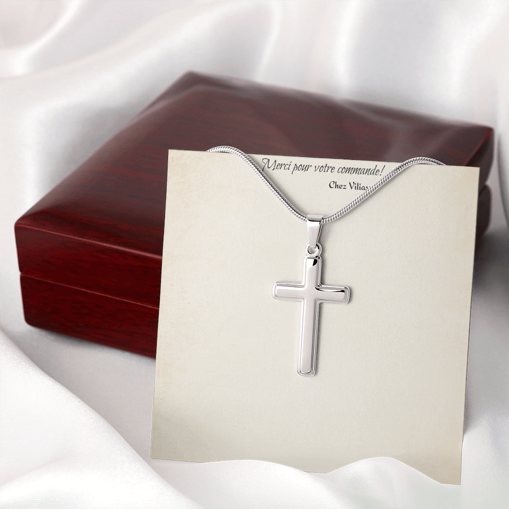 Collier en croix pour HOMME