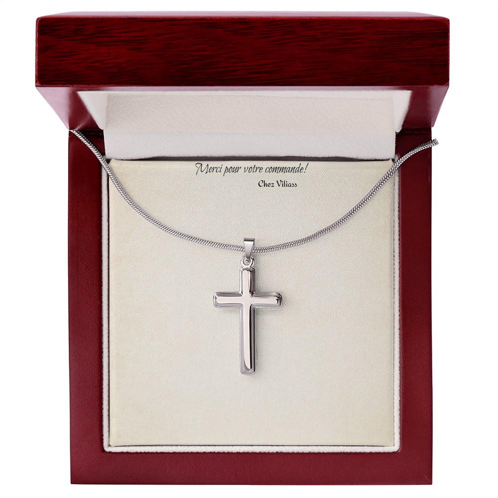 Collier en croix pour HOMME
