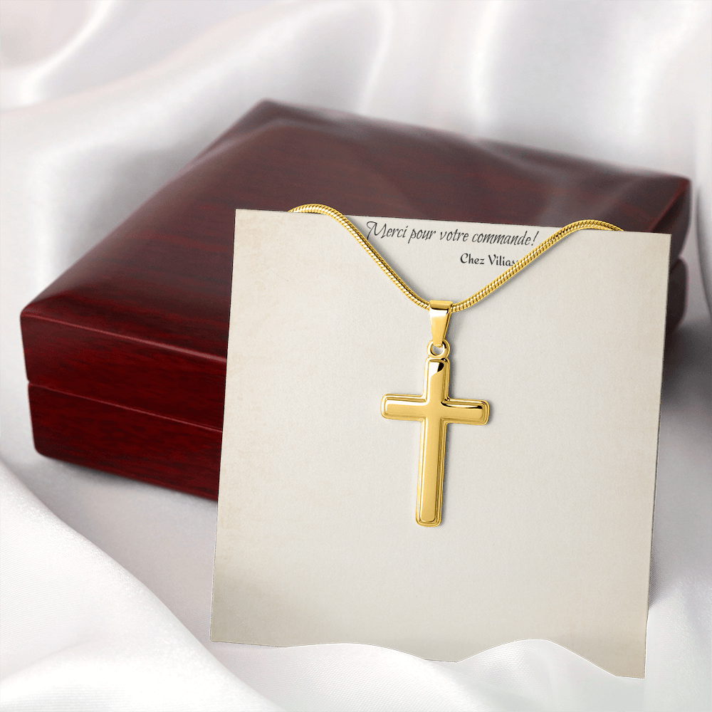 Collier en croix pour HOMME