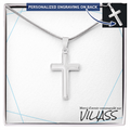 Collier en croix pour homme